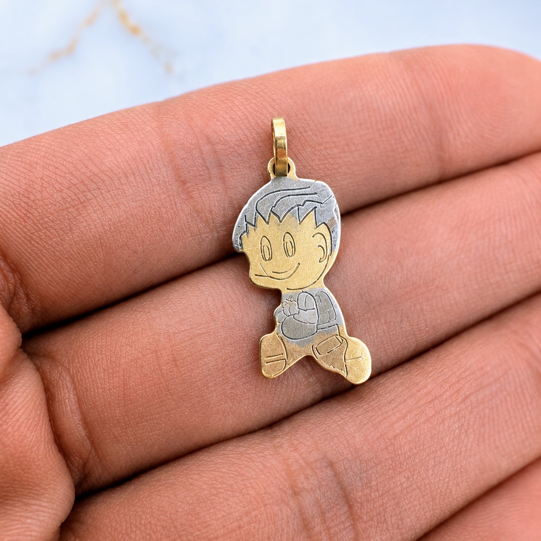 Dije Nene – Oro Blanco y Oro Rosa