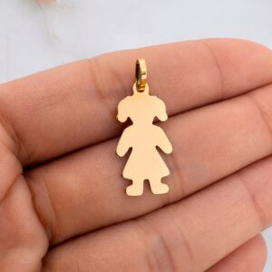 Dije Nena Oro 18K - Lisa medida 2