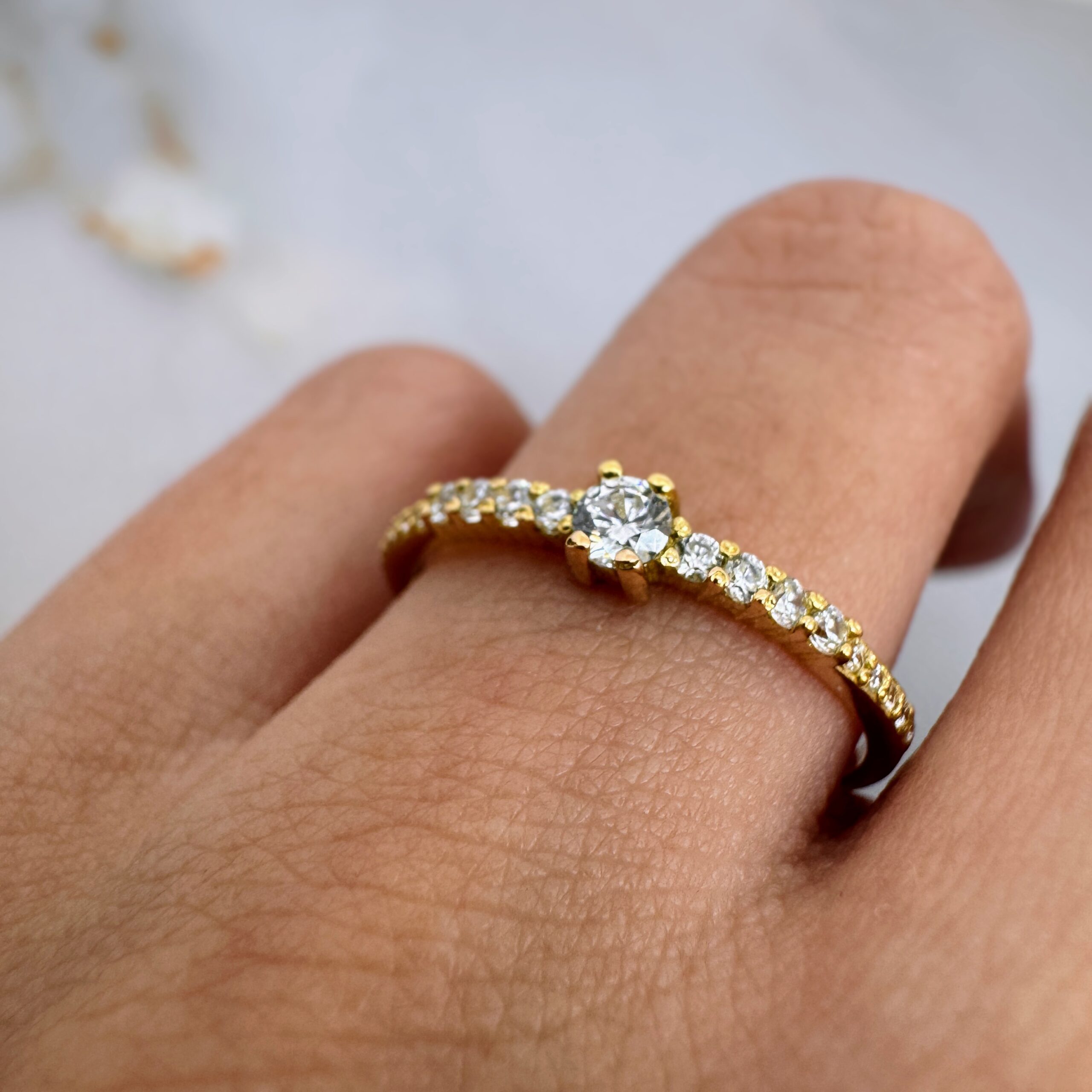 Cintillo Oro 18 kt - “Promesa” - Imagen 2